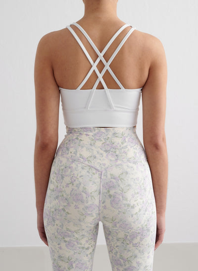White Sense Sports Bra