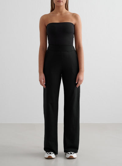 Black Sense Wide Pants