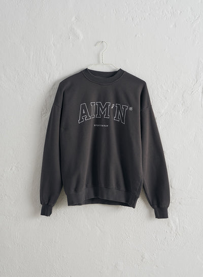 Shadow Grey College Sweatshirt